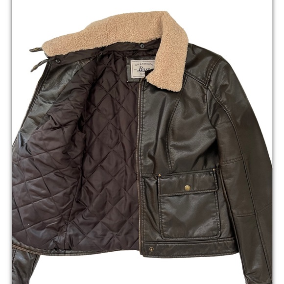 G.H. Bass & Co.Women’s Bomber Jacket, Brown, Size XS. - Picture 3 of 7